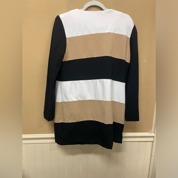 Chico’s Women’s Snap Front Colorblock Blazer/Jacket Chico’s Size 0 = US Size 4 - Picture 2 of 8